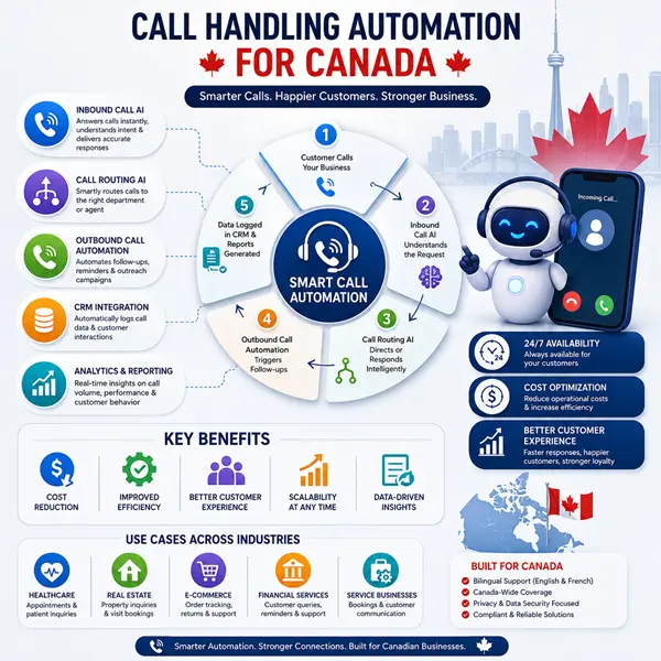 call handling automation for Canada