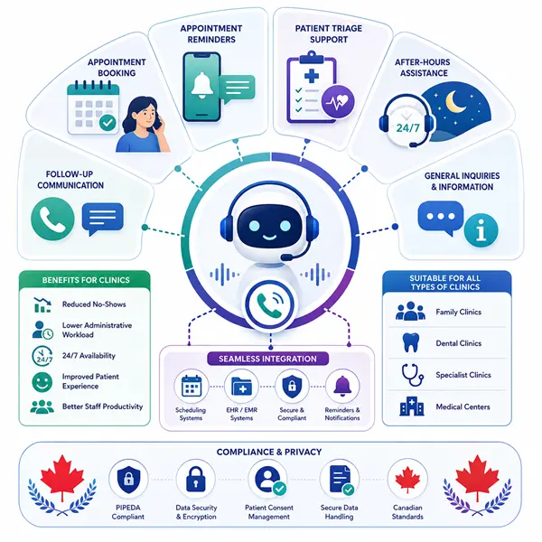 voice AI Canadian clinics